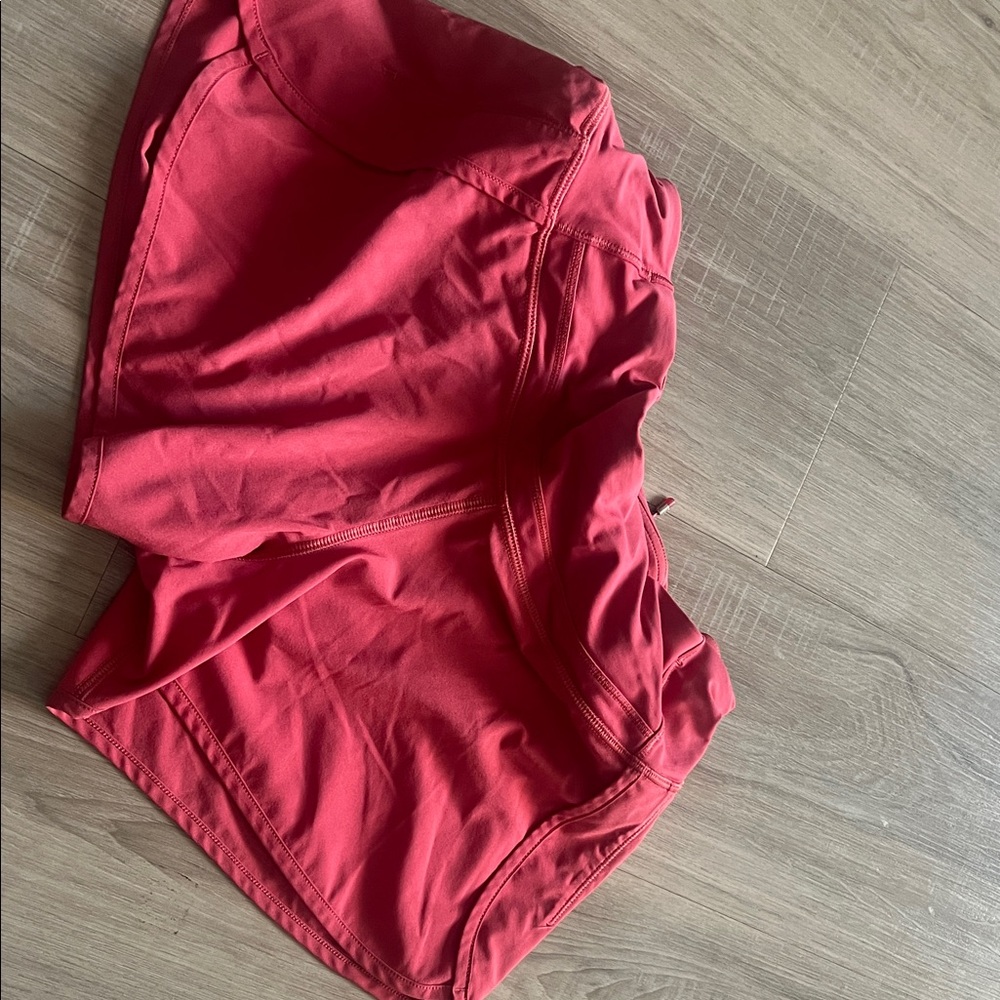 lululemon athletica Coral Pink Athletic Shorts